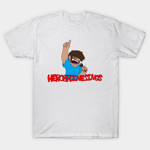 HerobrineSings Official T-Shirt T-Shirt by HuskyWerewolf
